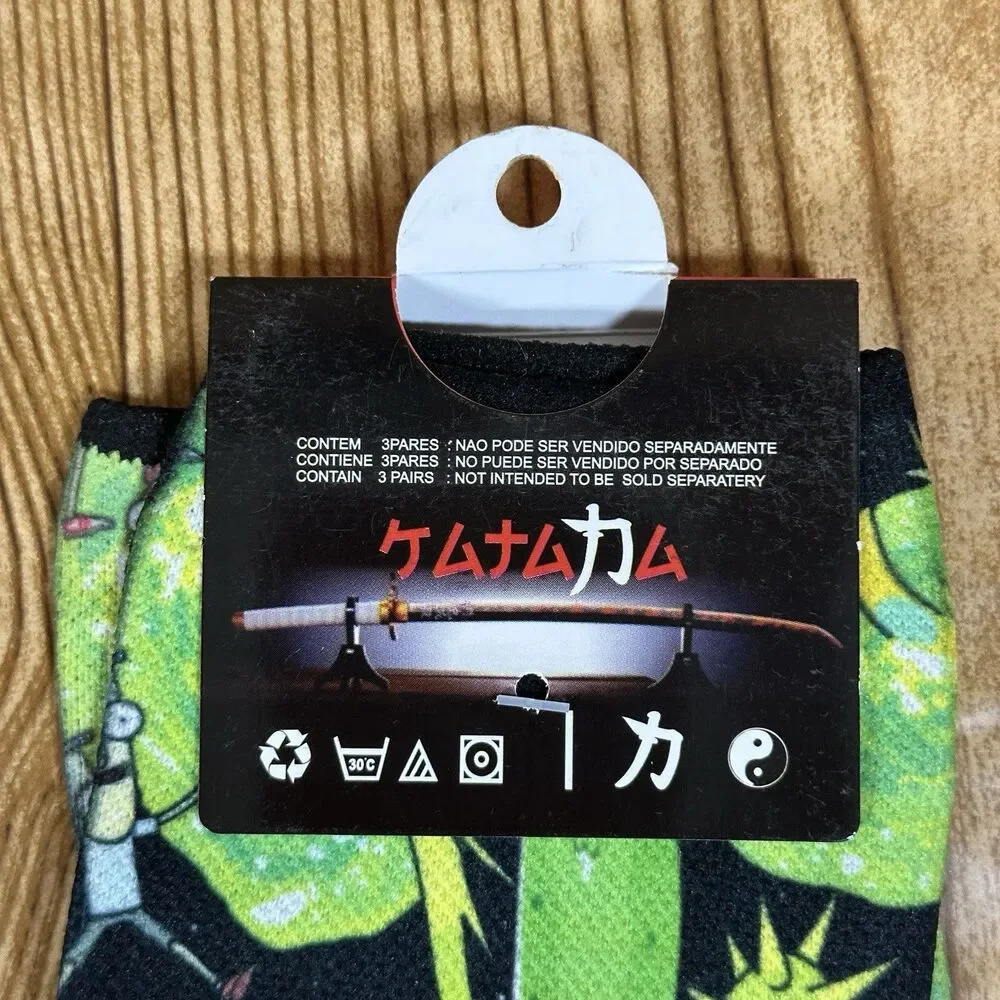 Rick And Morty Crew‎ Socks One Size Midcalf Unisex